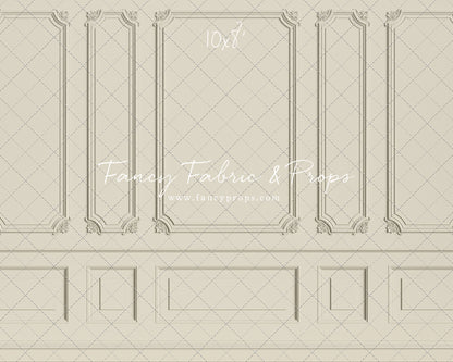 Classic Cream Wainscoting Wall - With Sweep Option