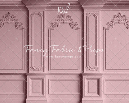 Classic Pink Victorian Wall - With Sweep Option