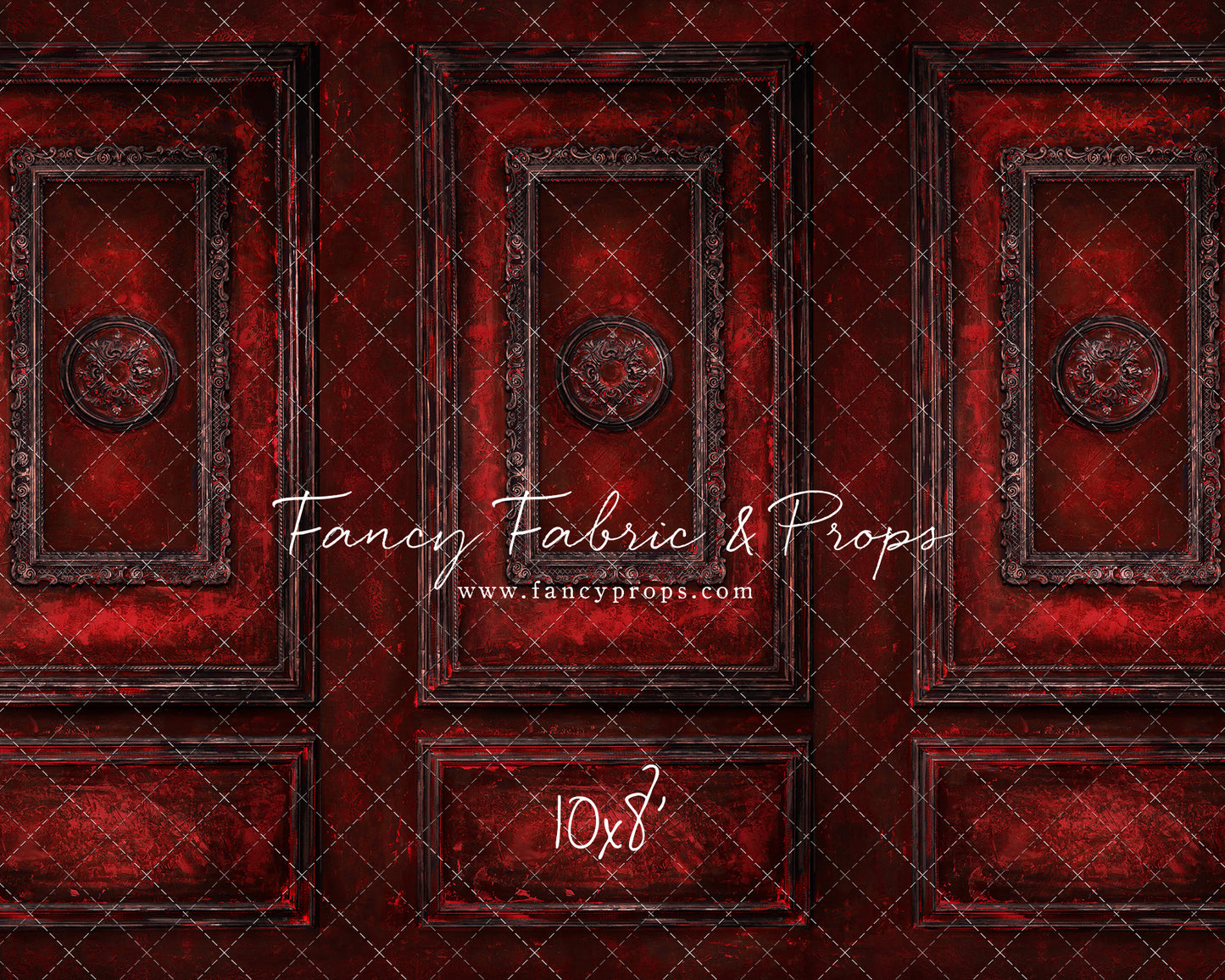 Crimson Antiqued Wall