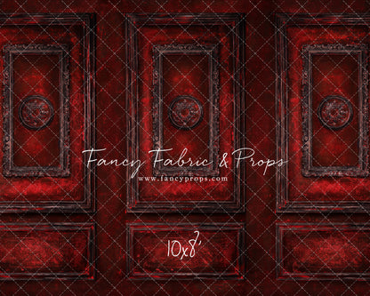 Crimson Antiqued Wall