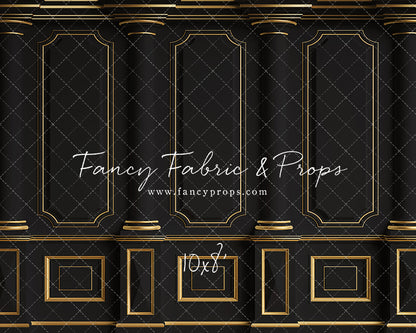 Dark Victorian Gold Wall - With Sweep Option