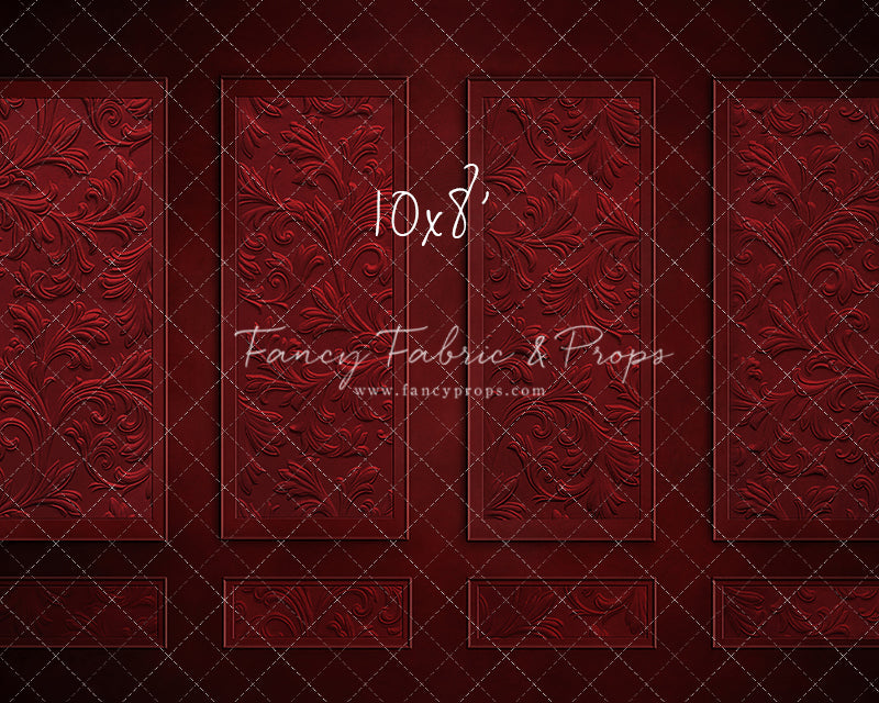 Elegant Crimson Wall