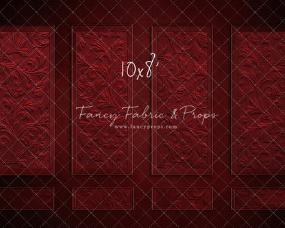 Elegant Crimson Wall