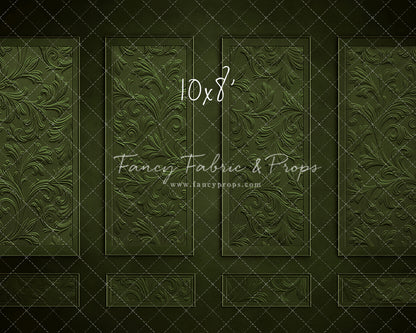 Elegant Emerald Wall