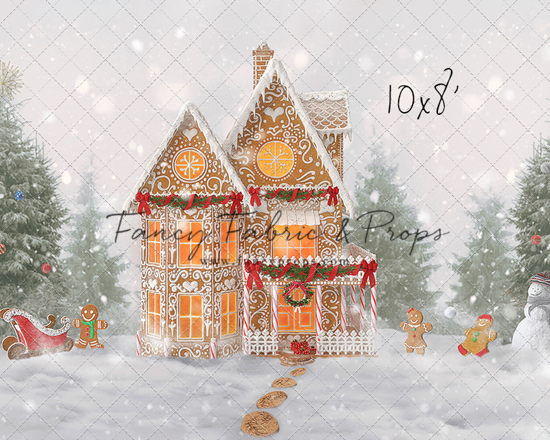 Frosty Gingerbread House