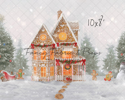 Frosty Gingerbread House