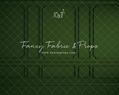 Green Wainscoting Wall