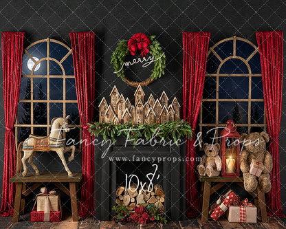 Joyful Holiday Moonrise Room