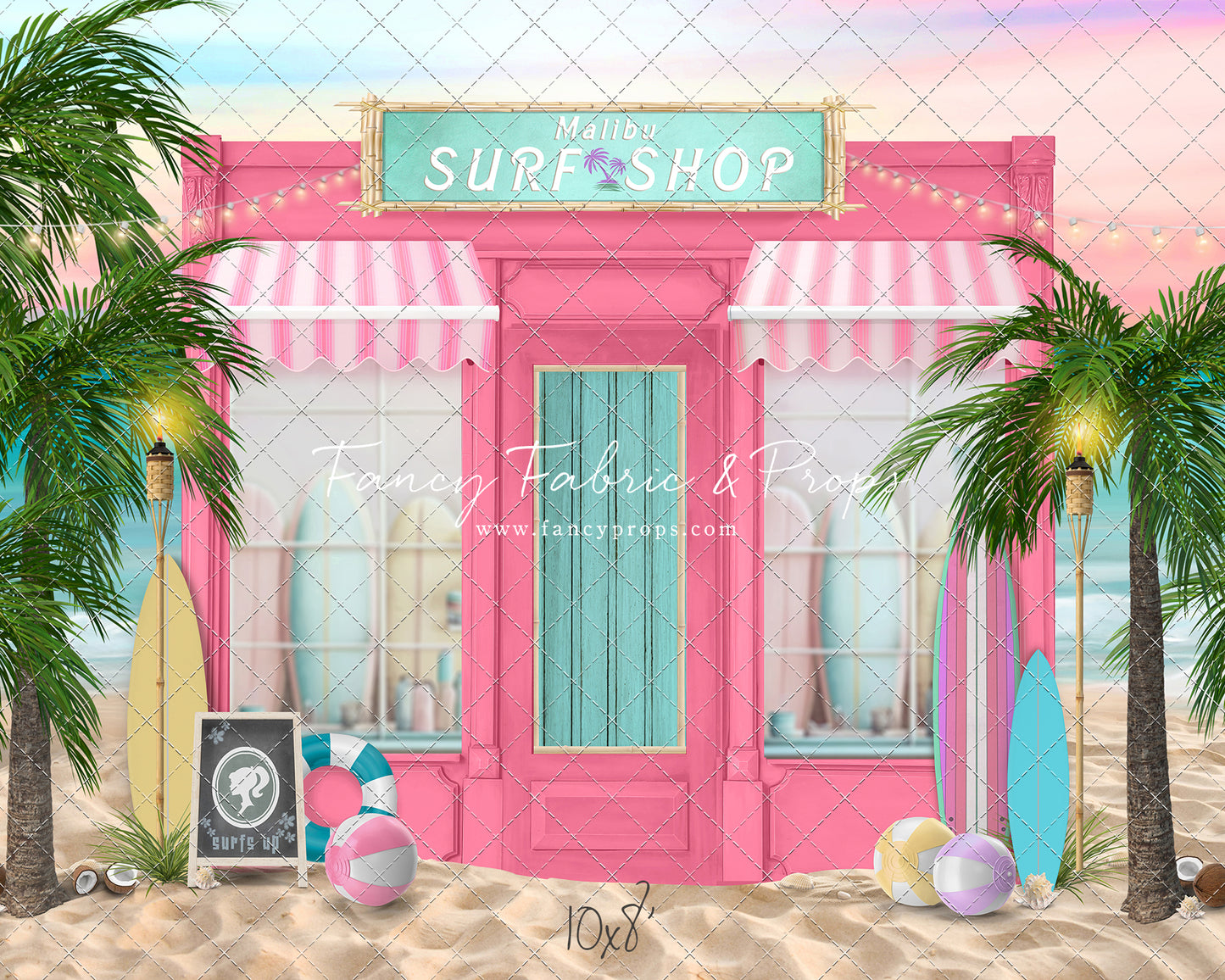 Malibu Barbie Surf Shop - With Sweep Option