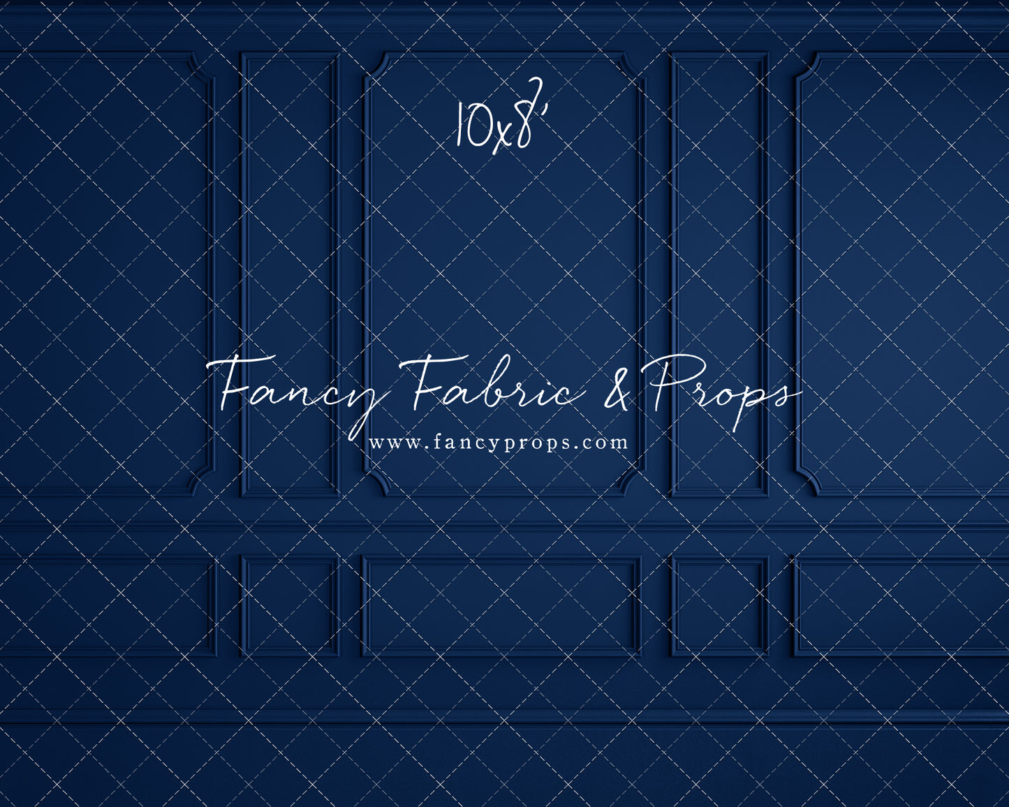 Midnight Wainscoting Wall