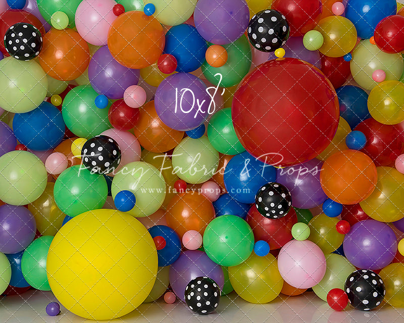 Primary Polka Dot Balloon Wall