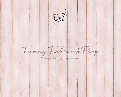 Princess Pink Wood Planks Mat Floor