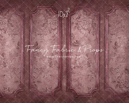 Rose Floral Wainscoting Wall