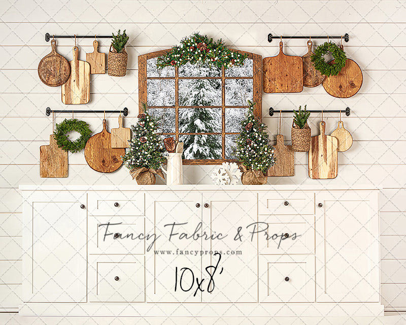 Rustic Snowy Kitchen