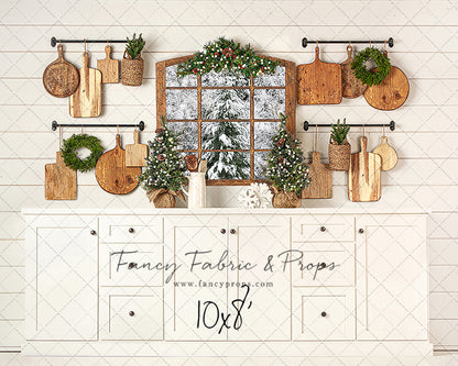 Rustic Snowy Kitchen