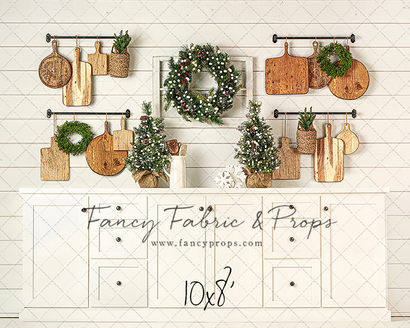 Shiplap Christmas Kitchen