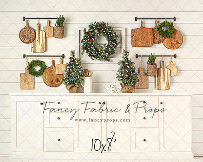 Shiplap Christmas Kitchen