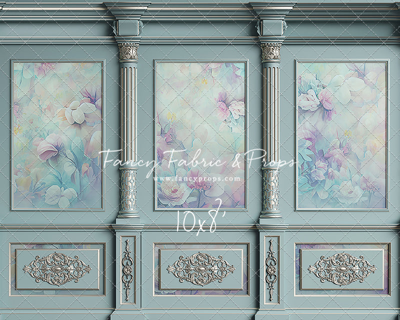 Sky Floral Victorian Wall - With Sweep Option