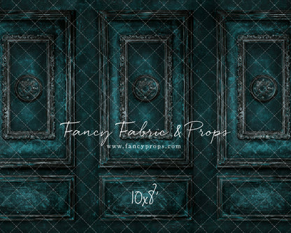 Teal Antiqued Wall