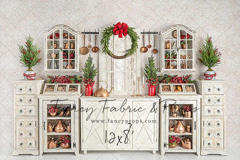Antique Holiday Kitchen 2pc Room