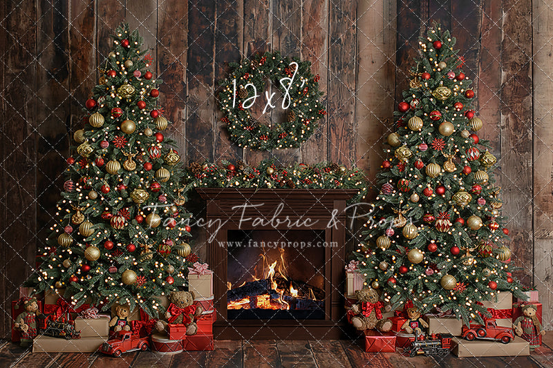 Berry Cozy Fireplace