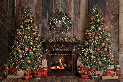 Berry Cozy Fireplace