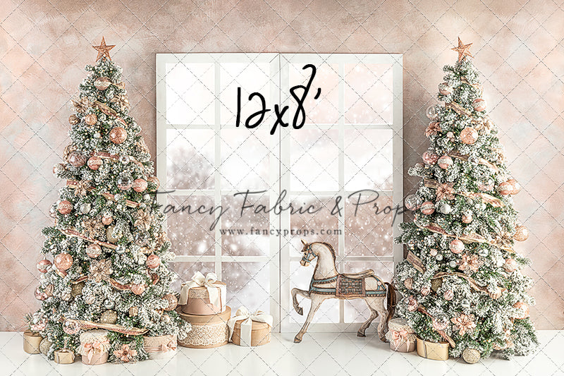 Blushing Carousel Christmas 2pc Room