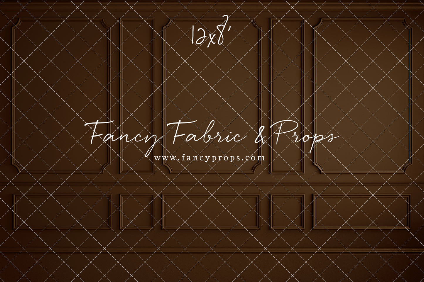 Brown Wainscoting Wall