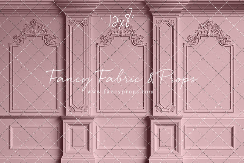 Classic Pink Victorian Wall - With Sweep Option
