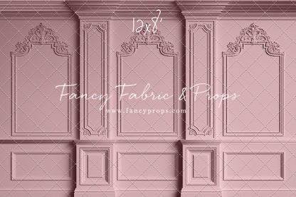 Classic Pink Victorian Wall - With Sweep Option