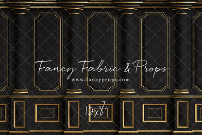 Dark Victorian Gold Wall - With Sweep Option