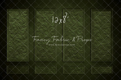 Elegant Emerald Wall