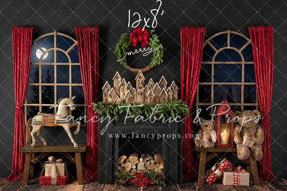 Joyful Holiday Moonrise Room