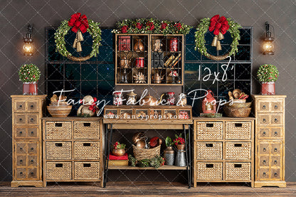 Serene Christmas Kitchen Room