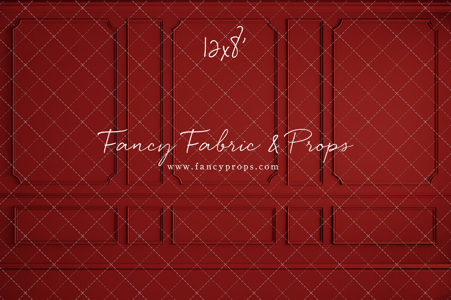 Red Wainscoting Wall