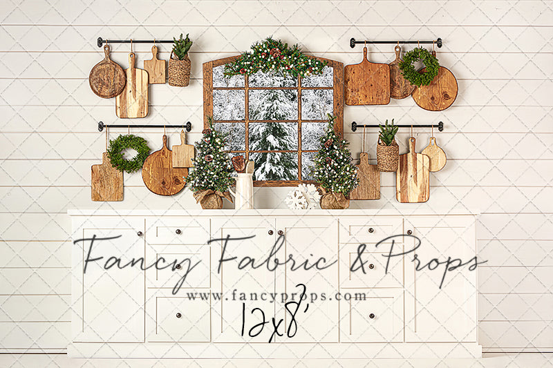 Rustic Snowy Kitchen Room