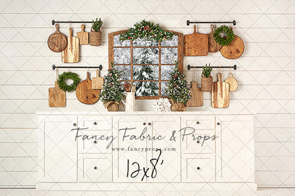 Rustic Snowy Kitchen