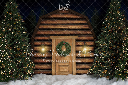Snowy Christmas At The Cabin 2pc Room