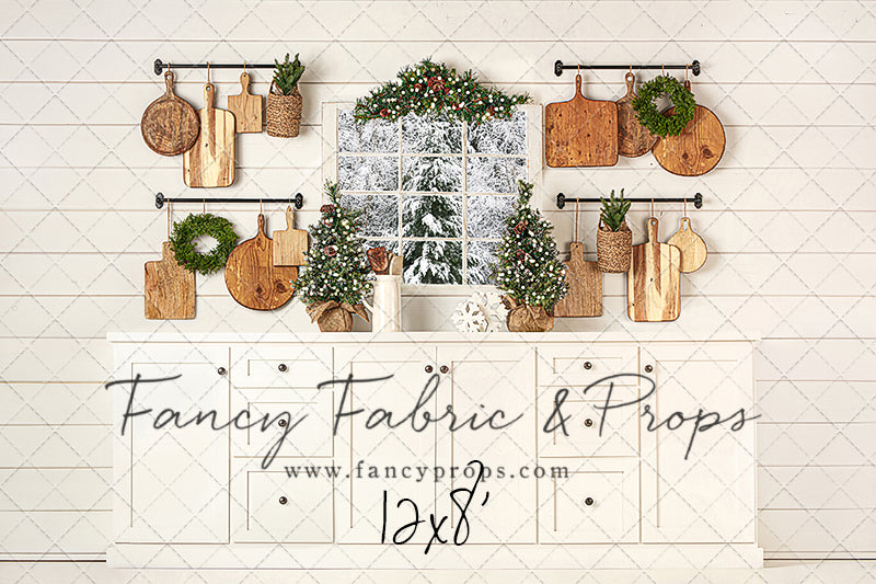 Snowy Country Christmas Room