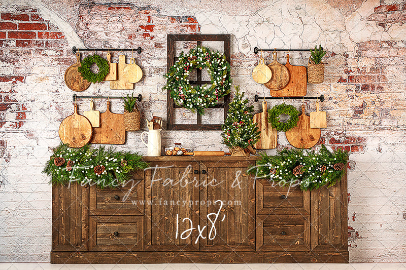 Rustic Holiday Kitchen