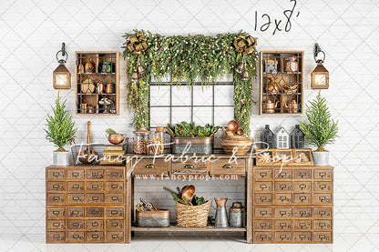 Vintage Holiday Kitchen 2pc Room
