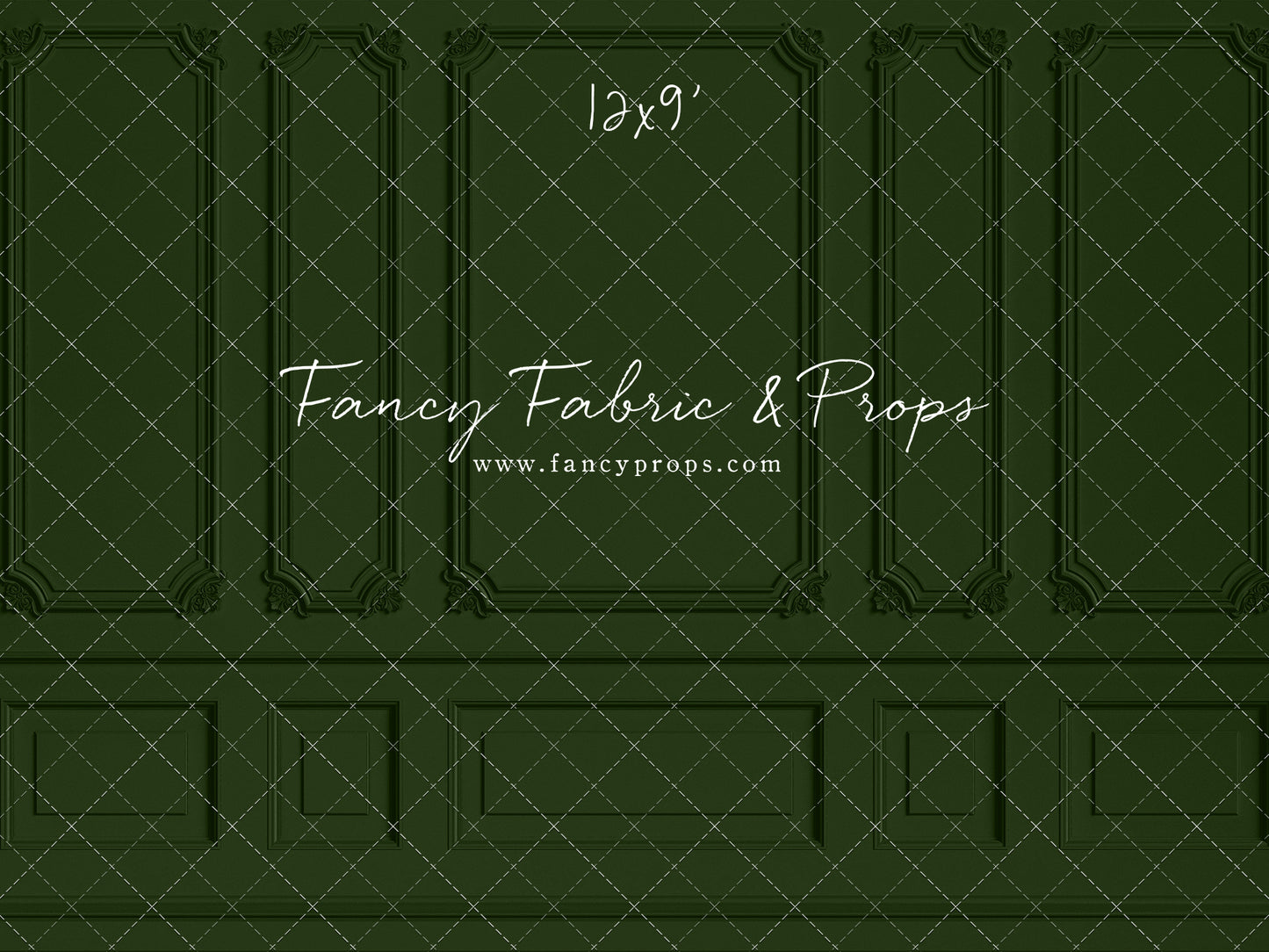 Classic Evergreen Wainscoting Wall - With Sweep Option