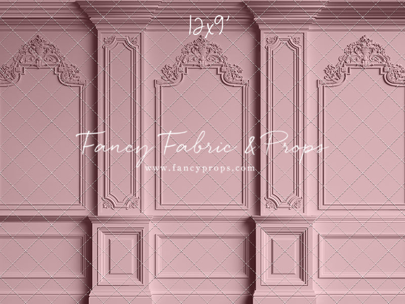 Classic Pink Victorian Wall - With Sweep Option