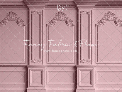 Classic Pink Victorian Wall - With Sweep Option