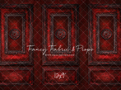 Crimson Antiqued Wall