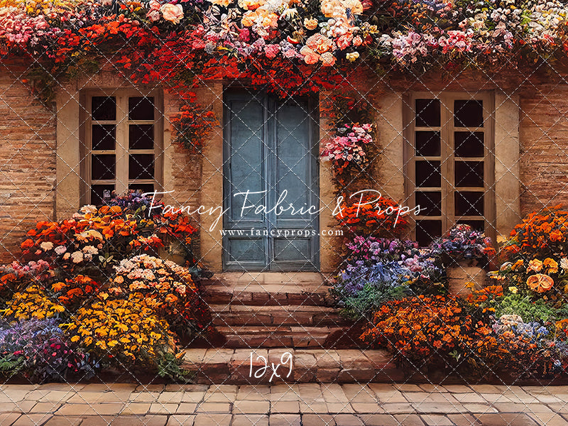 Floral Villa Entrance