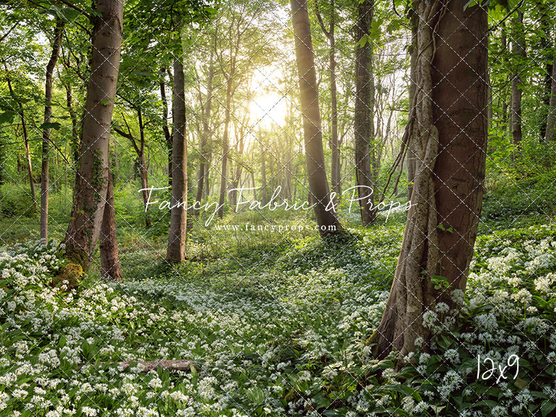 Flowering Forest White Meadow