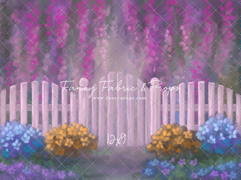 Fuchsia Garden - With Sweep Option