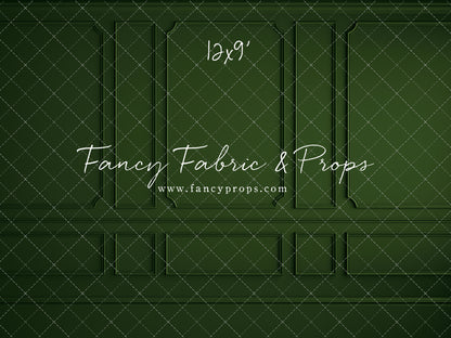 Green Wainscoting Wall