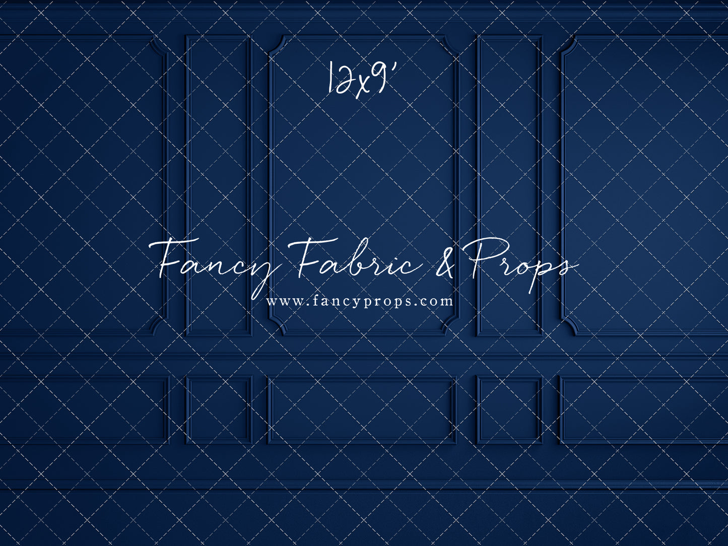 Midnight Wainscoting Wall